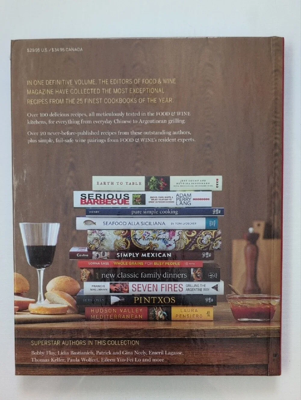 Food & Wine Best of the Best Cookbook Recipes Vol 13 Pictorial Hardcover 2010